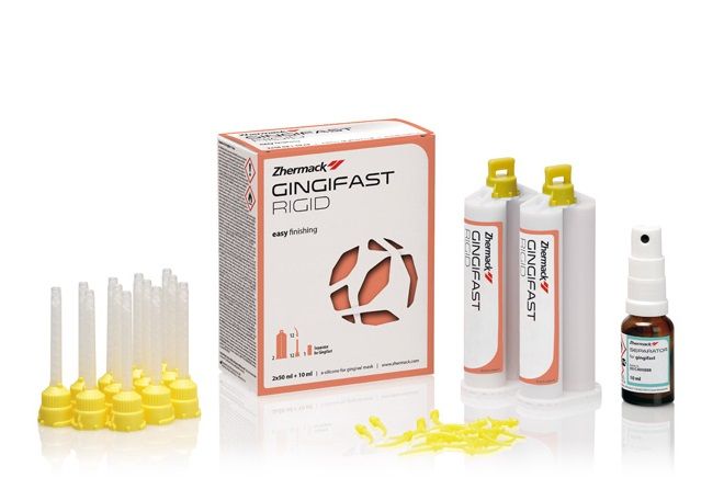 А-силикон Zhermack Gingifast Rigid набор 2x50мл С401520