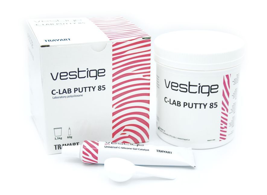 С-силикон Vestige C-Lab Putty 85, 1.5кг., + 1 гель, Trayart