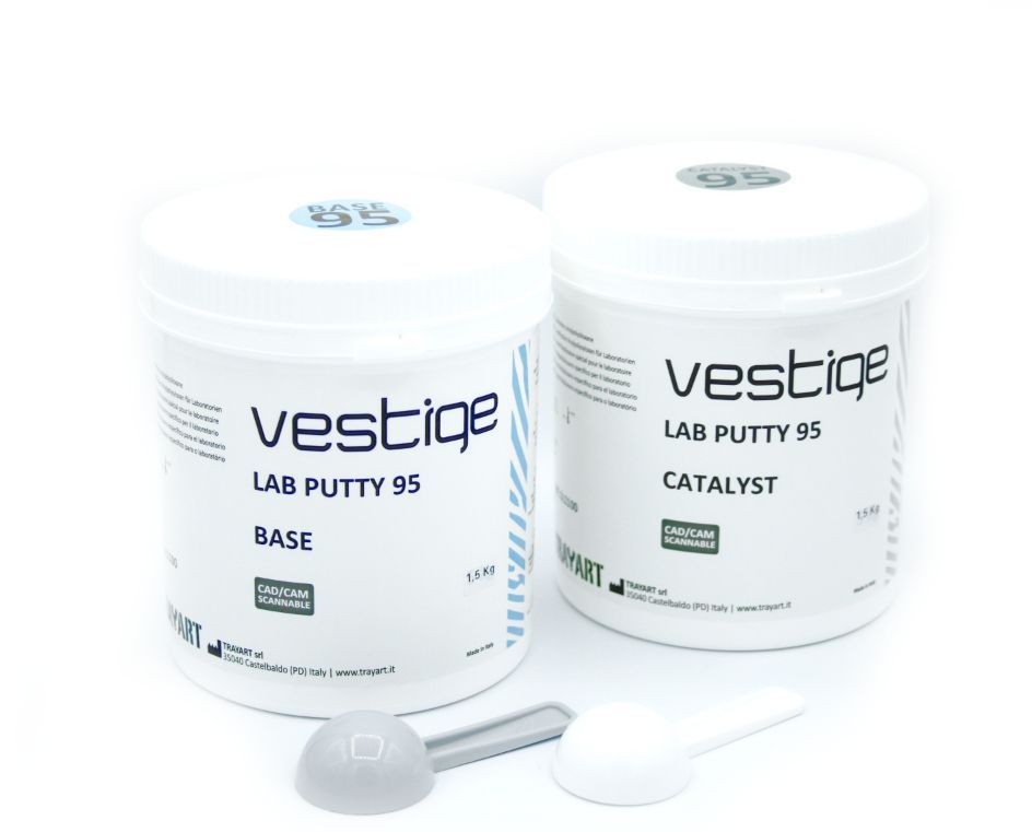 А-силикон Vestige Lab Putty 95, 1.5+1.5кг., Trayart