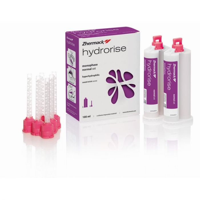 А-силиконовая масса Zhermack  HYDRORISE Monophase Normal 2x50ml C207006
